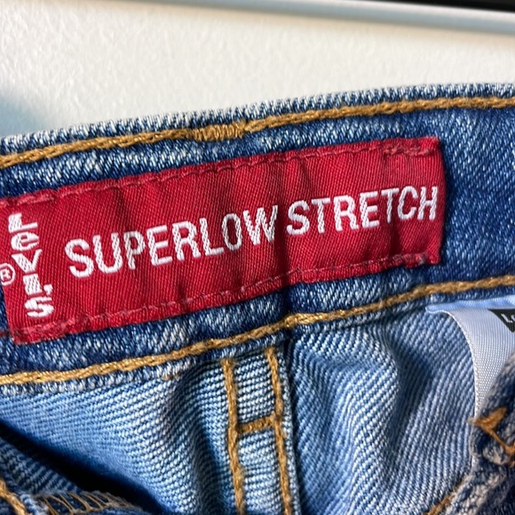 Levi’s junior size 9 super low bootcut denim jeans med wash. - Picture 5 of 10